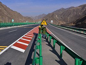 宁夏干线公路标识标牌标线施工工程